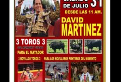 DAVID MARTINEZ CELEBRA 6 AÑOS DE SU ALTERNATIVA