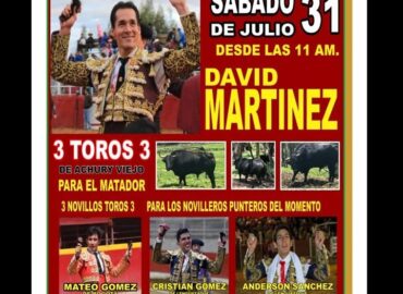 DAVID MARTINEZ CELEBRA 6 AÑOS DE SU ALTERNATIVA