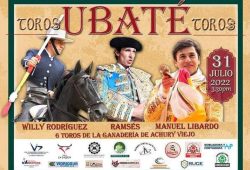 «UBATÉ» CONFIRMA FESTEJOS TAURINOS