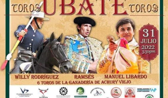 «UBATÉ» CONFIRMA FESTEJOS TAURINOS