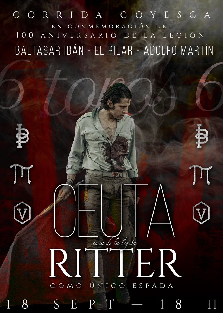 SEBASTIAN RITTER… ÚNICO ESPADA EN CEUTA