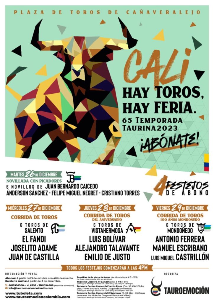 GRAN ENTUSIASMO POR LA ENTREGA DE CARTELES DE LA FERIA DE CALI