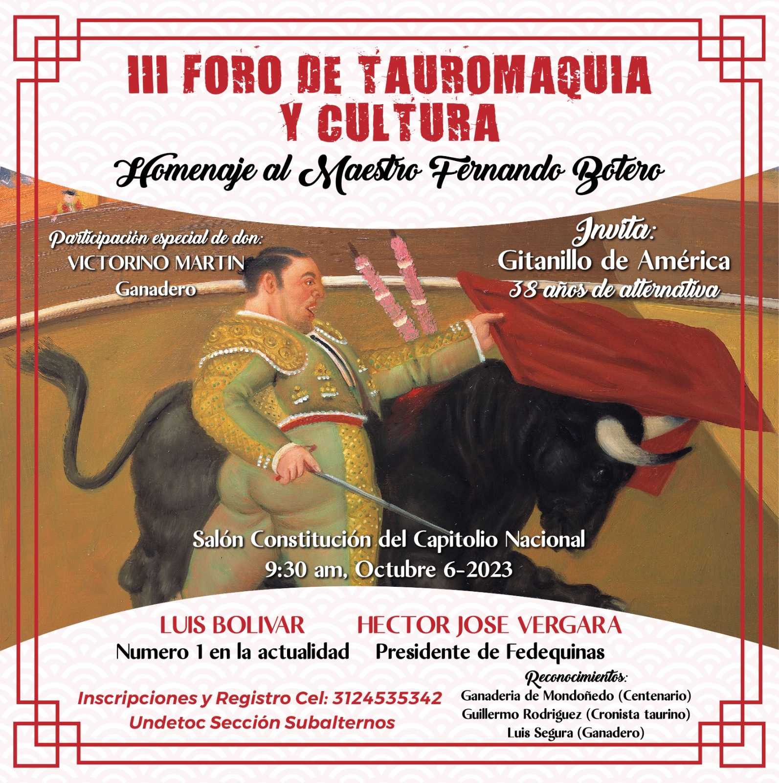 III FORO DE TAUROMAQUIA Y CULTURA