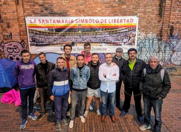 VOLVIERON LOS NOVILLEROS Y HOMBRES DE LA ACTIVIDAD TAURINA A RECLAMAR DERECHOS EN LA SANTAMARIA