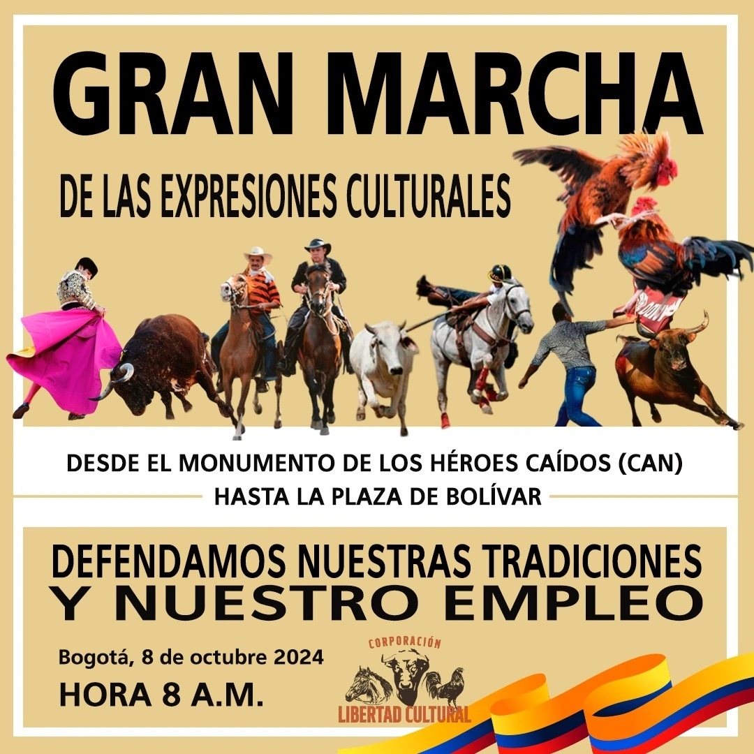 LAS EXPRESIONES CULTURALES SE UNIRAN EN GRAN MARCHA ESTE MARTES 8 DE OCTUBRE