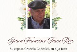 PESAR POR EL FALLECIMIENTO DEL DR. FRANCISCO PAEZ  ROA