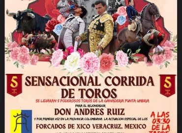 RAGONVALIA ANUNCIA GRAN CORRIDA DE TOROS PARA ENERO