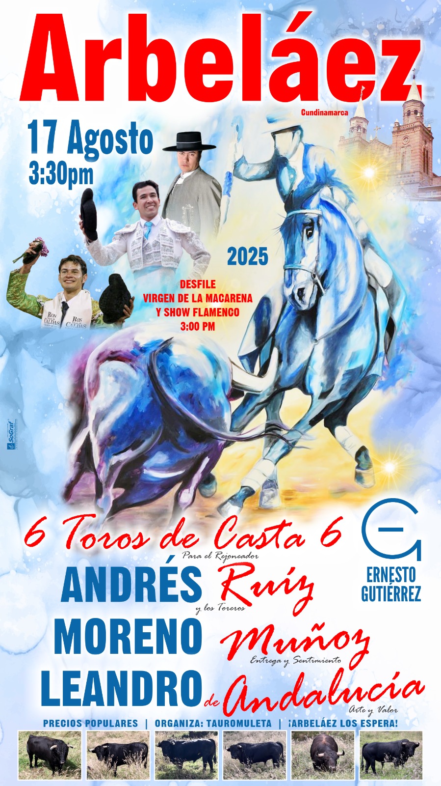 CARTEL DE CAMPANILLAS EN ARBELÁEZ
