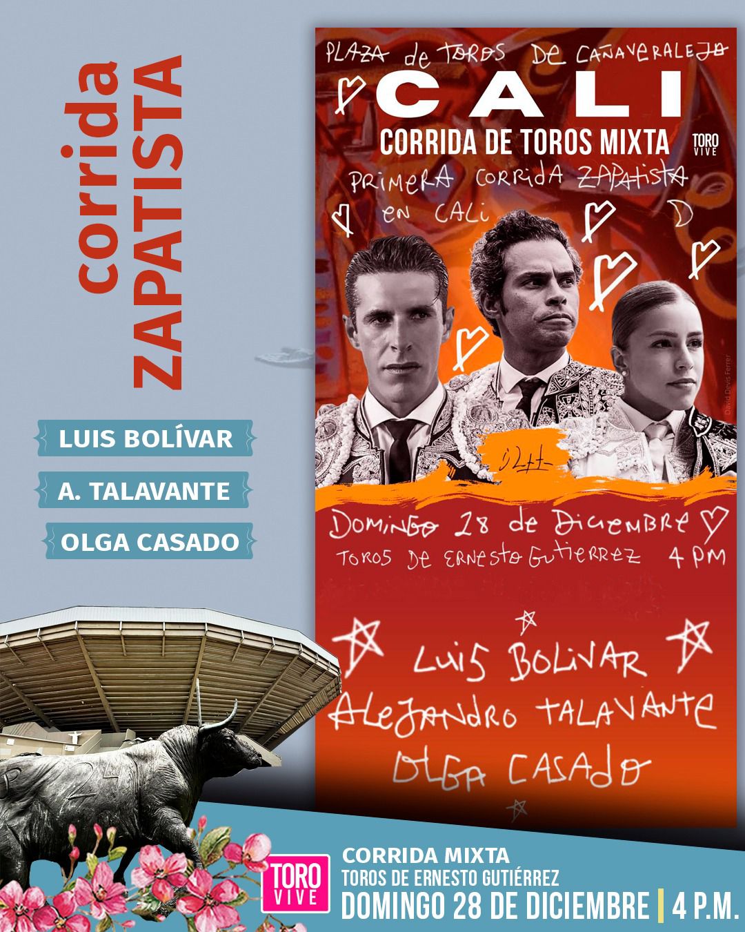 LA CORRIDA MIXTA SERÁ DE ESPECIAL ATRACTIVO