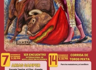 UNE – CUNDINAMARCA CON DOS EVENTOS TAURINOS PARA DICIEMBRE
