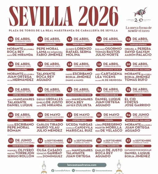 YA CIRCULAN LOS CARTELES OFICIALES DE SEVILLA!!!