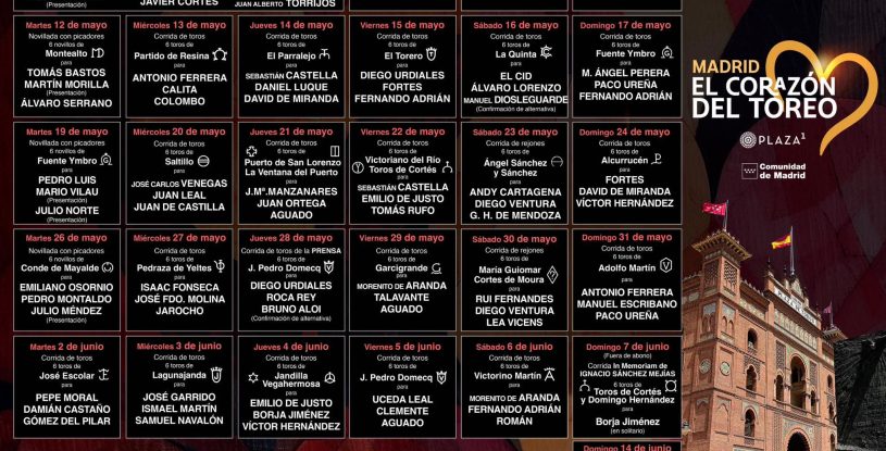 LA FERIA DE SAN ISIDRO TENDRÁ REPRESENTACION AMERICANA