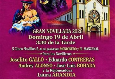 LENGUAZAQUE ANUNCIA NOVILLADA PARA EL DOMINGO 19 DE ABRIL