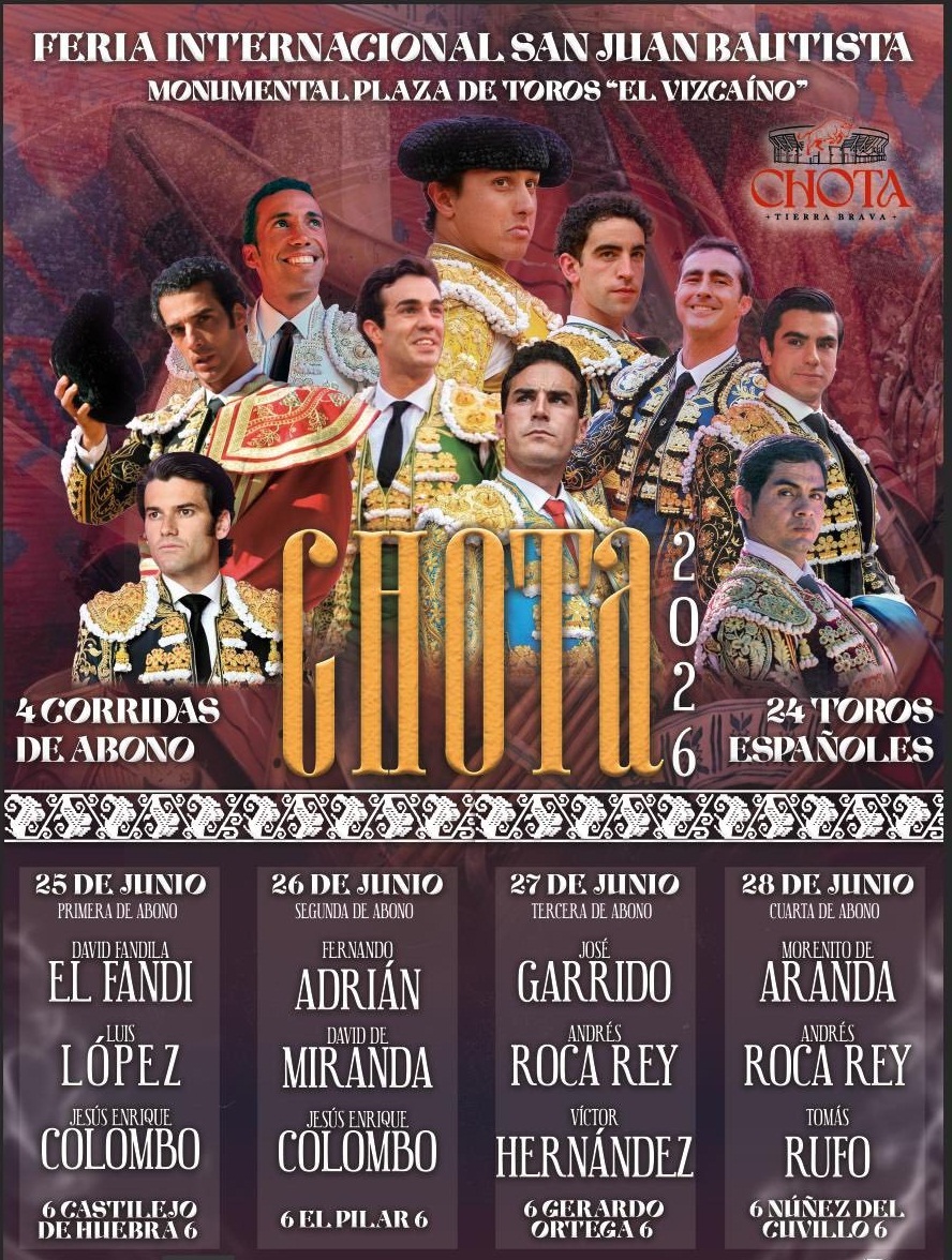 LA FERIA DE CHOTA TODA CON GANADO ESPAÑOL