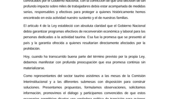 COMUNICADO UNDETOC