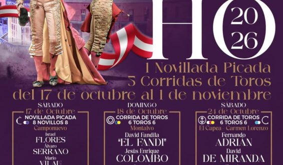 GANADERIAS ESPAÑOLAS Y DOBLETE DE A. ROCA REY Y J. GALDOS EN ACHO 2026