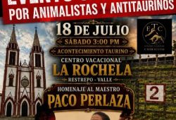 CANCELADO HOMENAJE AL MATADOR DE TOROS PACO PERLAZA