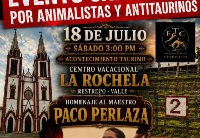CANCELADO HOMENAJE AL MATADOR DE TOROS PACO PERLAZA