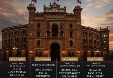 Oficializados los carteles de la feria de otoño en Las Ventas de Madrid